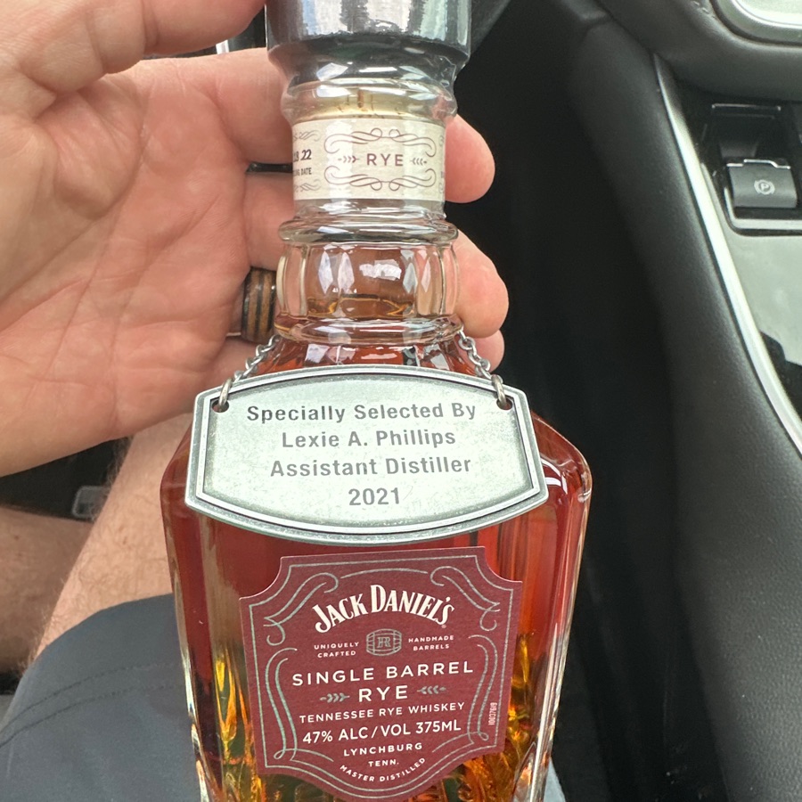 Jack Daniels Single Barrel Rye- Lexie A. Phillips 2021