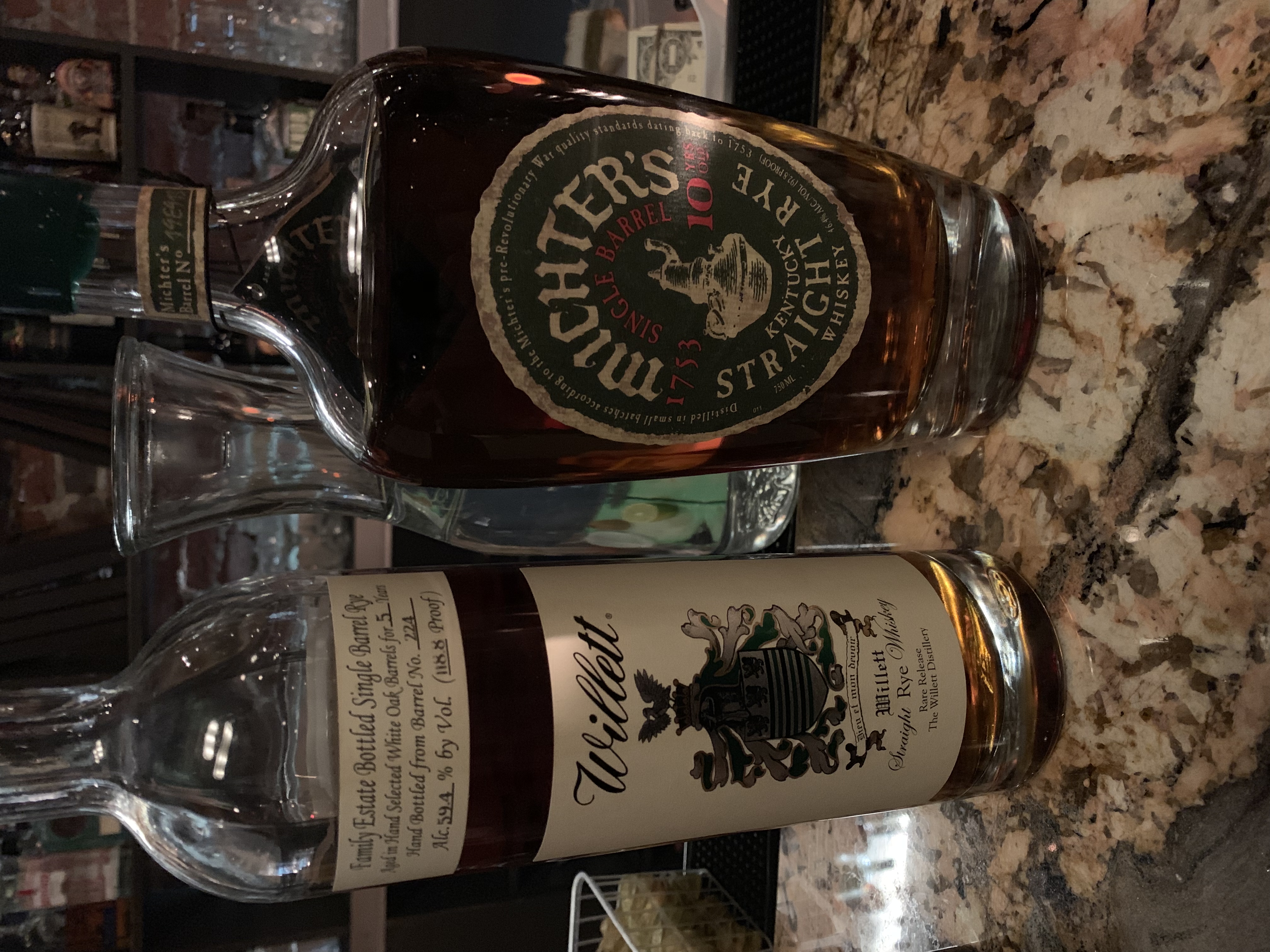 Willett Family Estate 5 year single Barrel rye "Lionel Ritchie"