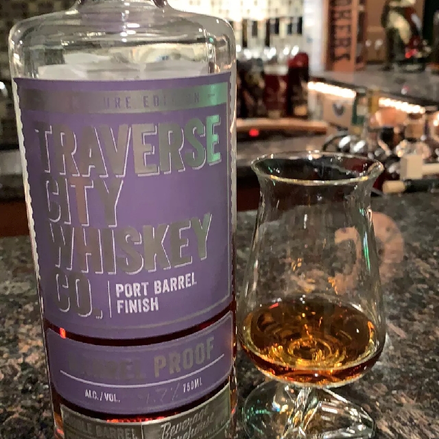 Traverse City Whiskey Co. Bourbon Port Barrel Finished "Beverage Warehouse Pick"