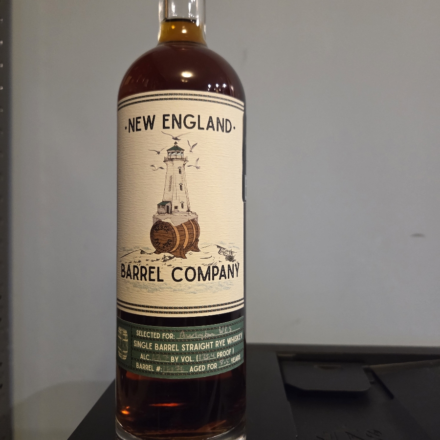 New England Barrel Company Single Barrel Straight Rye Whiskey