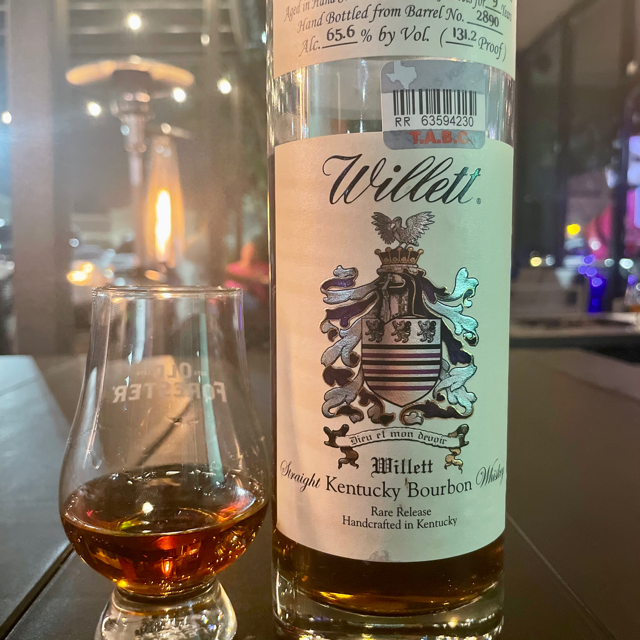 Willett family estate 9yr bourbon single barrel 2890