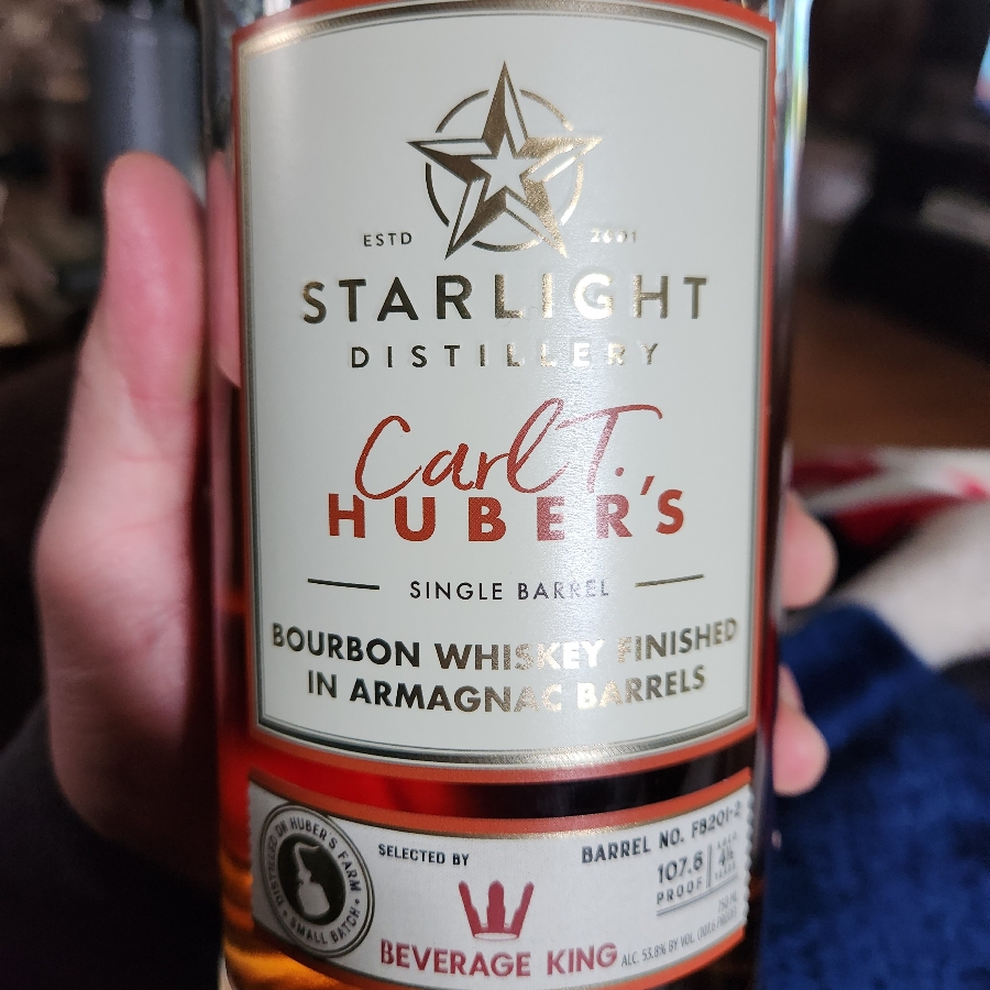 Starlight Bourbon Whiskey Finished In Armagnac Barrels