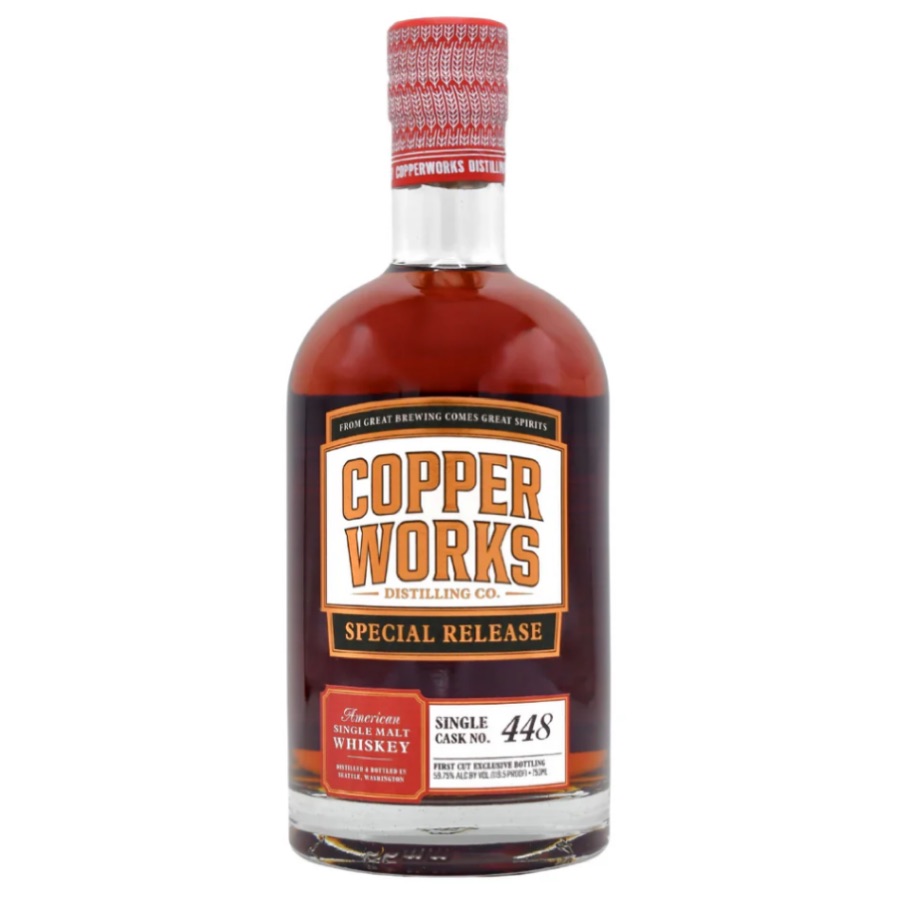 Copperworks American Single Malt Whiskey Single Cask No. 448