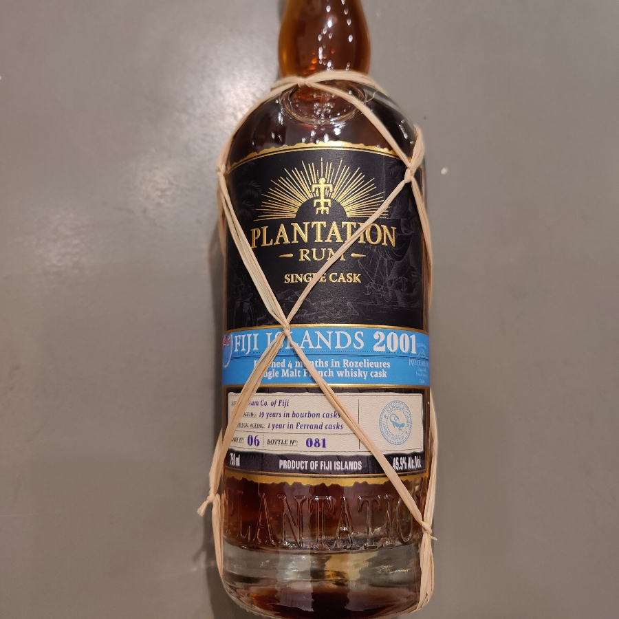 Plantation Single Cask Fiji Islands 2001