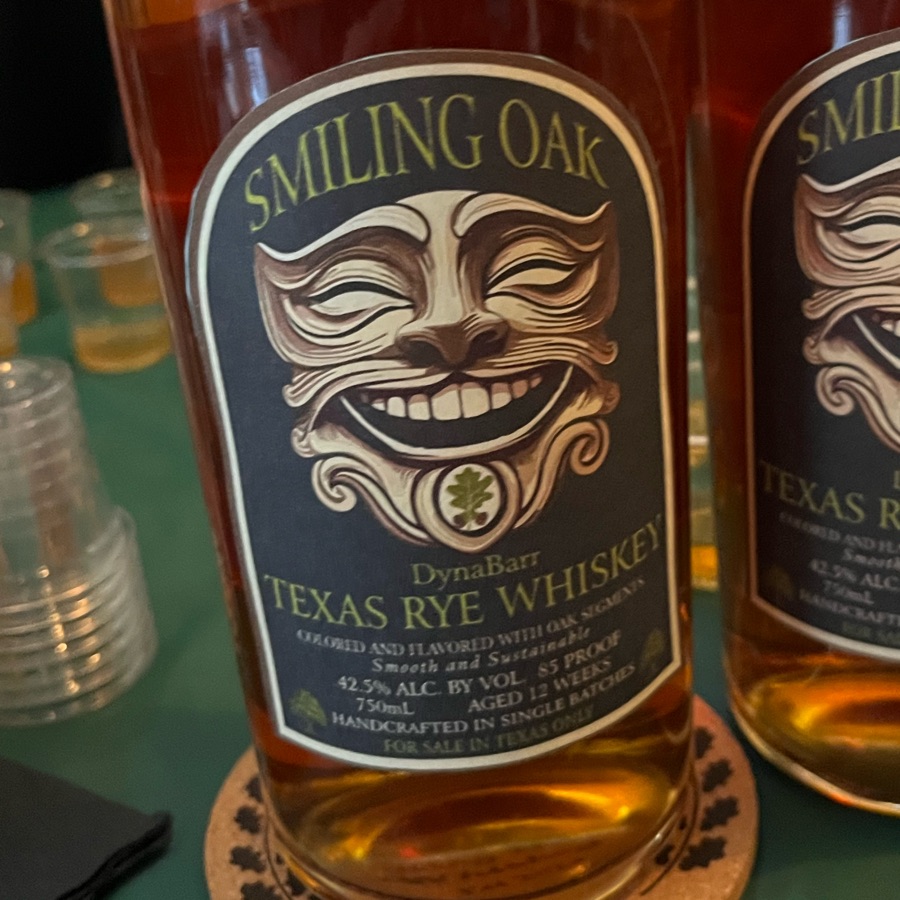 DynaBarr Smiling Oak Texas Rye Whiskey