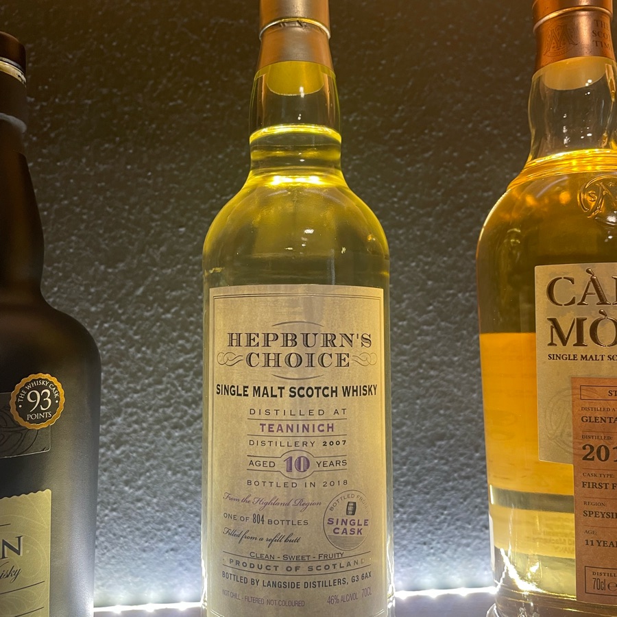 Teaninich 2007 10Y (Hepburn's Choice)