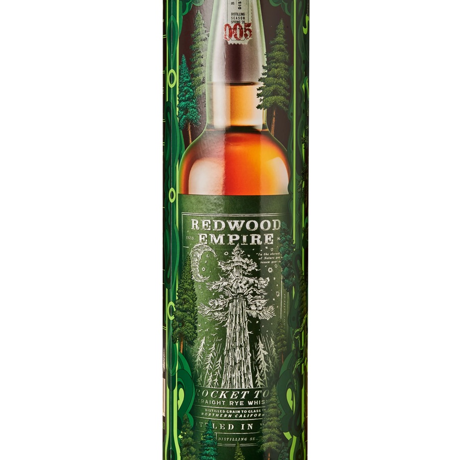 Redwood Empire Rocket Top Bottled in Bond Straight Rye Whiskey (Batch 005)