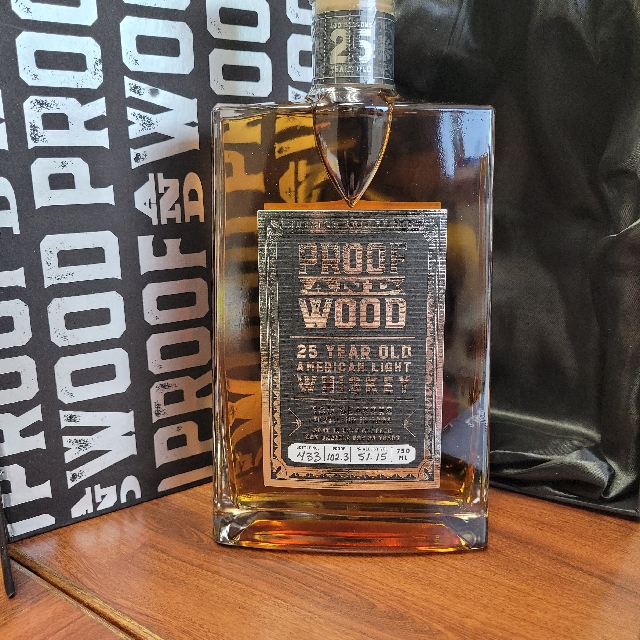 Proof and Wood 25 Year Old American Light Whiskey 100 Seasons