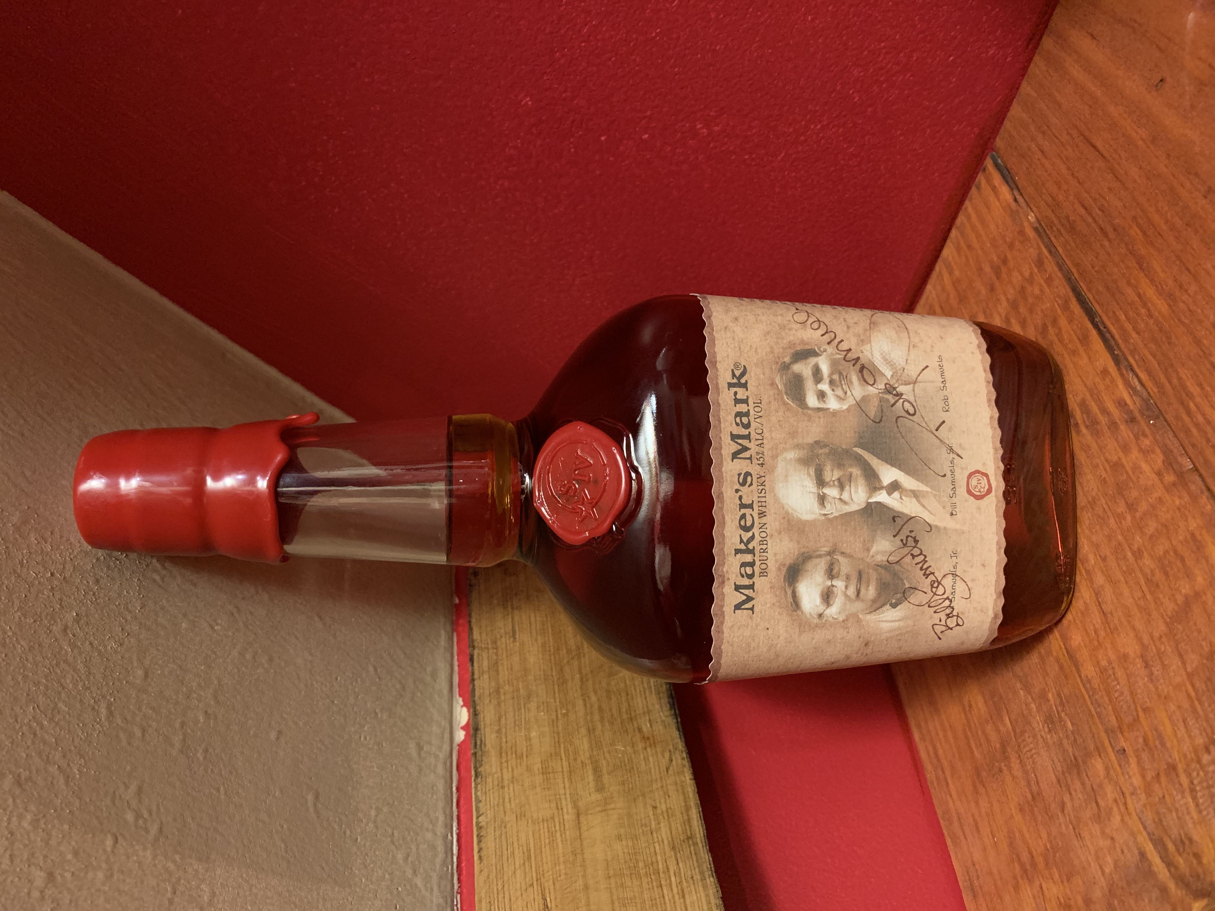 Makers Mark Samuels Family Signed
