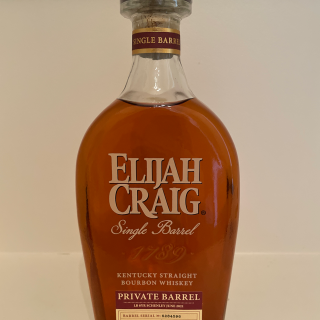 Elijah Craig Single Barrel Bourbon 9 Year