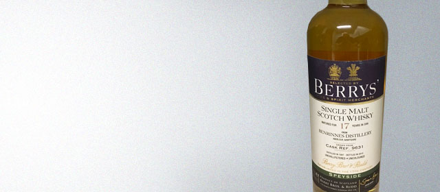 Benrinnes 1997 17 Year Cask #9631 (Berry Bros & Rudd)