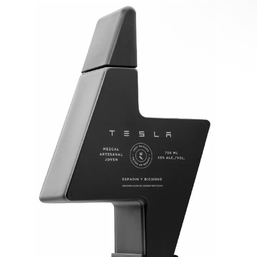 Tesla Mezcal Joven Espadin Y Bicuishe