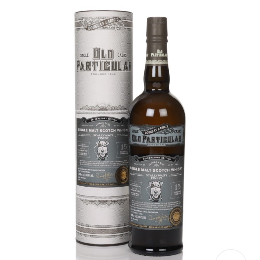 Scallywag's Finest 15 Year Old 2008 (cask 18193) Old Particular - 75th Anniversary (Douglas Laing) 70cl Whisky