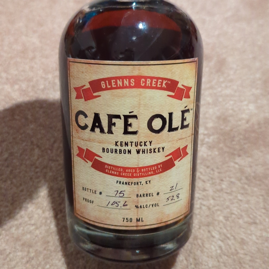Glenn's Creek Cafe Ole Kentucky bourbon whiskey