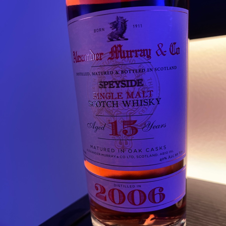 Alexander Murray & Co. 2006 15 Year Speyside Single Malt