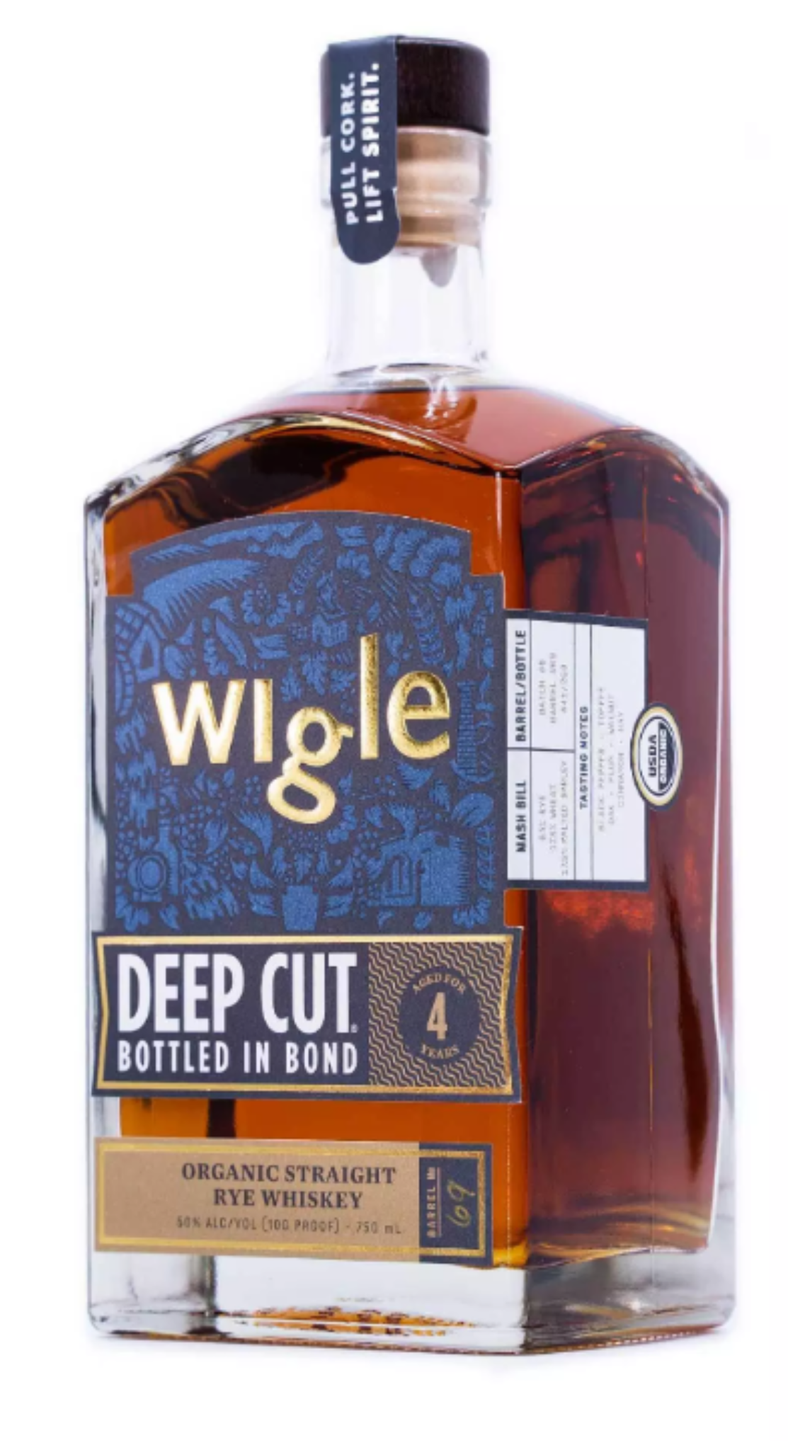 Wigle Deep Cut Bottled in Bond Rye