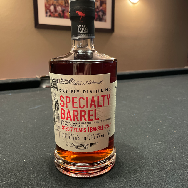 Dry Fly Specialty Barrel Straight Washington Wheat Whiskey (Euro Oak Aged)