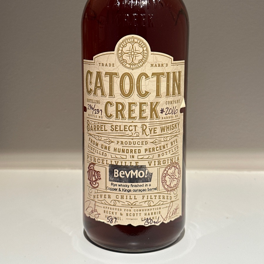 Catoctin Creek Barrel Select BevMo!