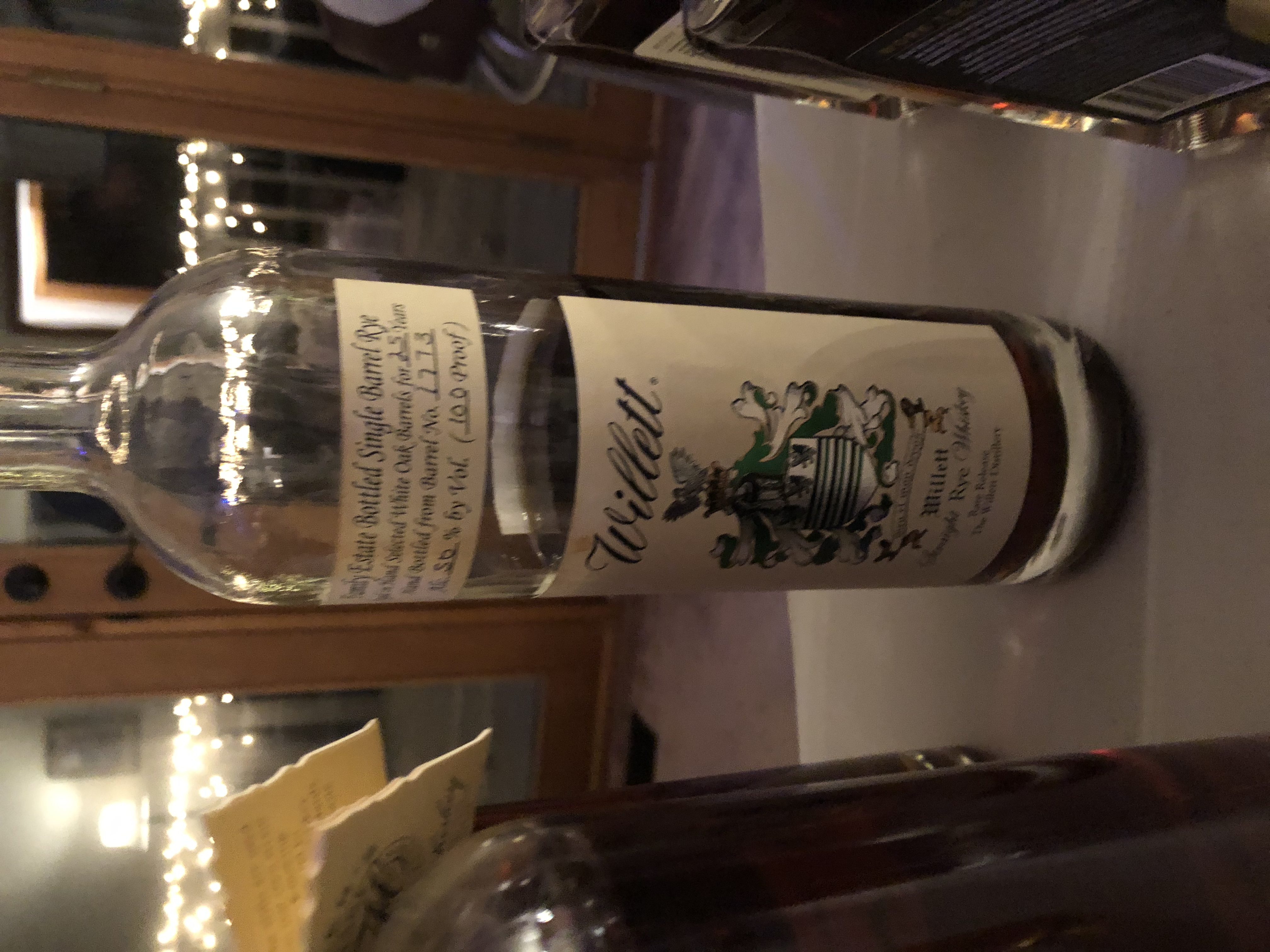 Willett Family Reserve Single Barrel Rye 25 year