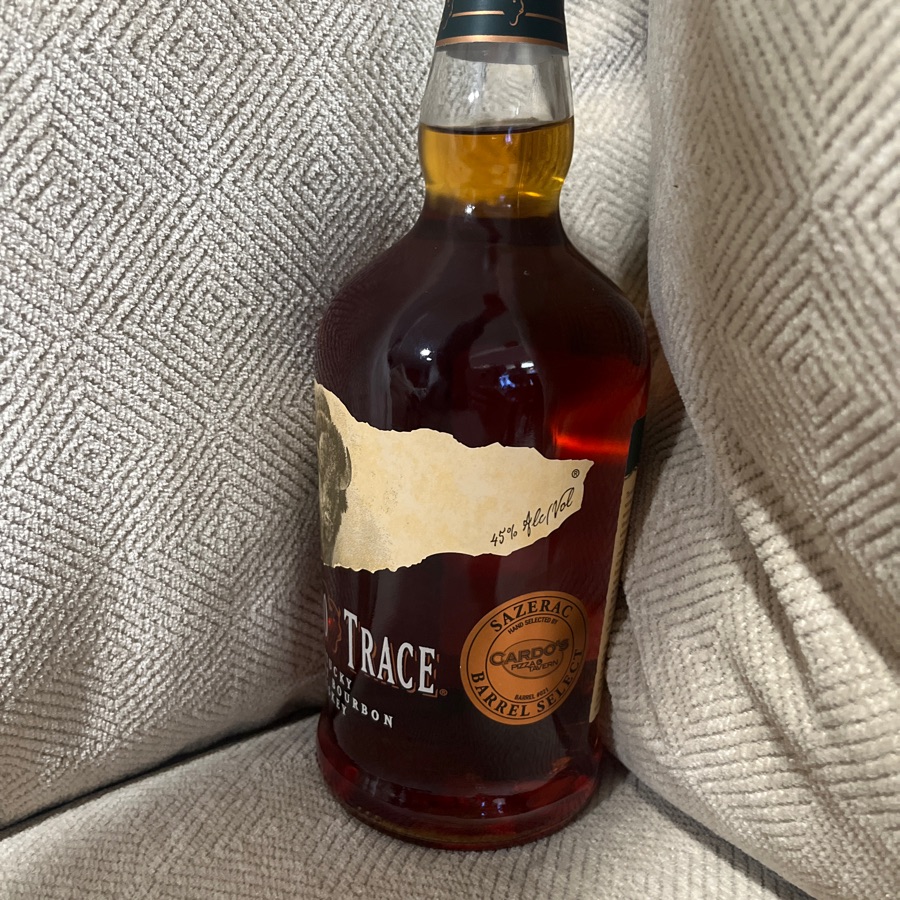 Buffalo Trace Cardo's Pizza Tavern Sazerac barrel select