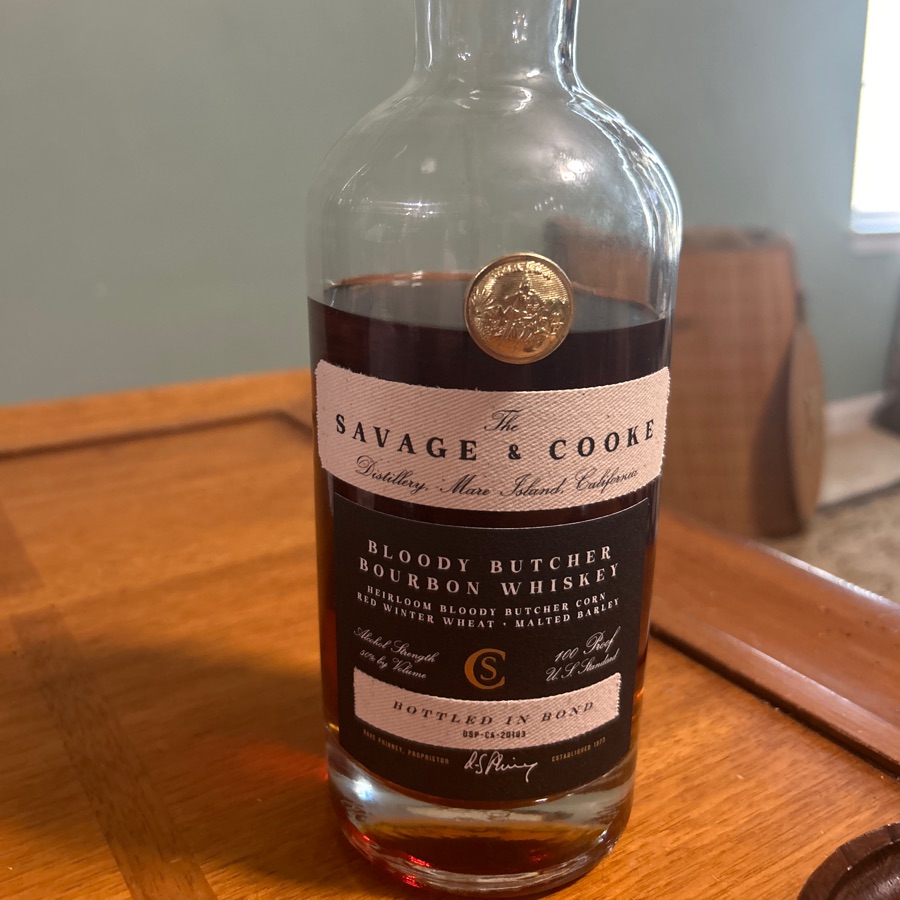 Savage & Cooke Bottled in Bond Bloody Butcher Bourbon