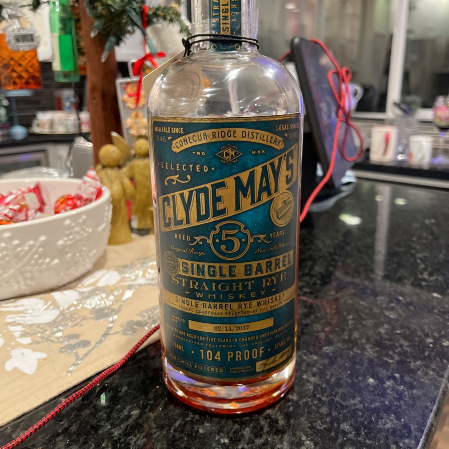 Clyde May's 5 Year Single Barrel Rye