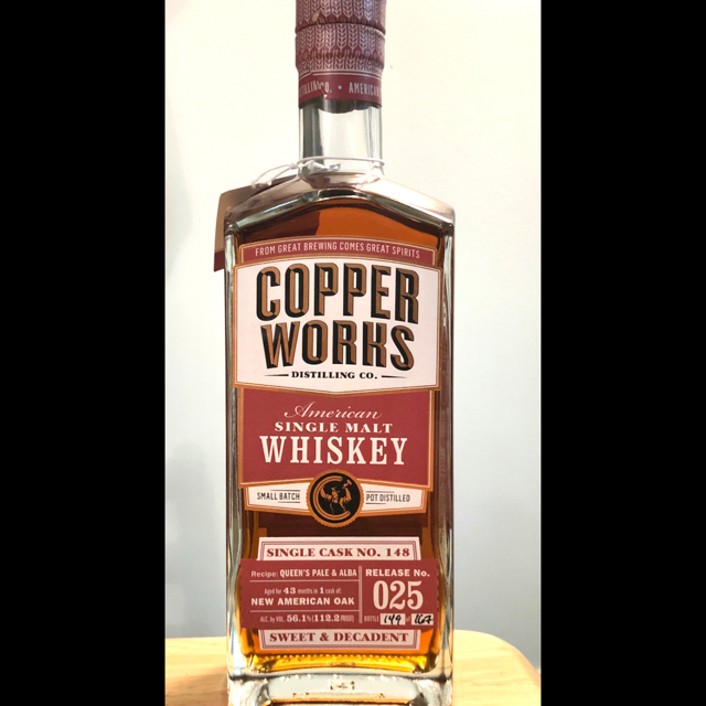 Copperworks American Single Malt (Release No. 025)