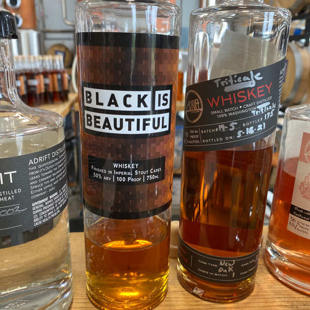 Adrift Distillers - black is beautiful