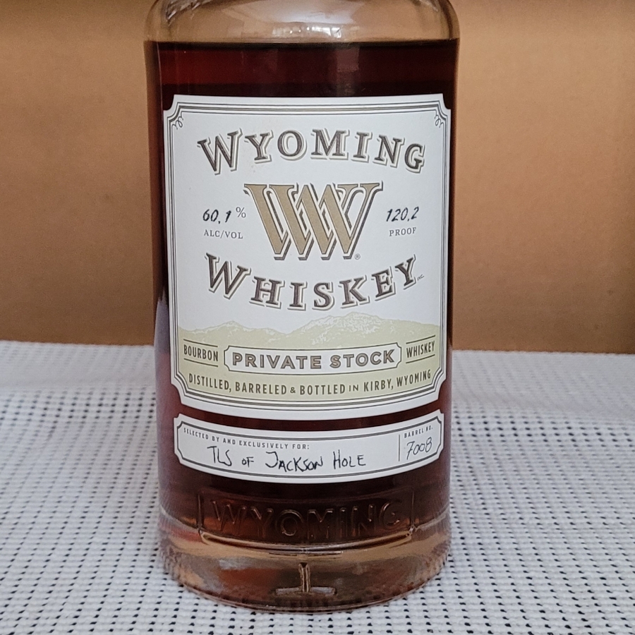 Wyoming Whiskey Private Stock Barrel 7008