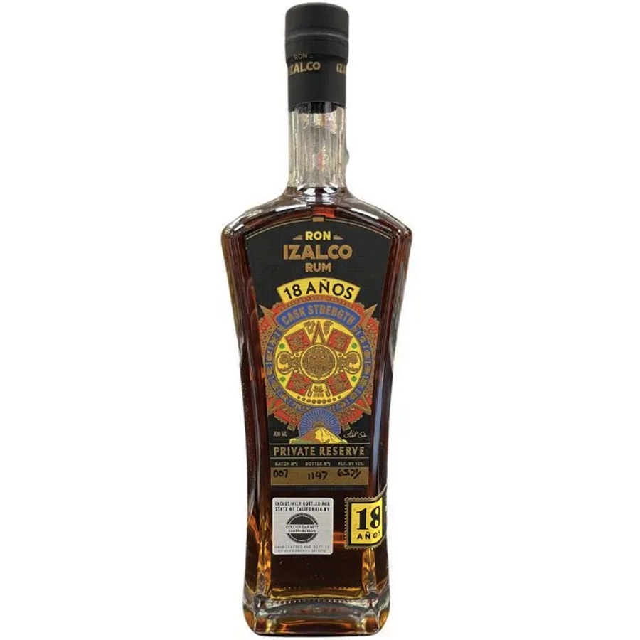 Ron Izalco Rum 18 Años Cask Strength Private Reserve Batch No: 007