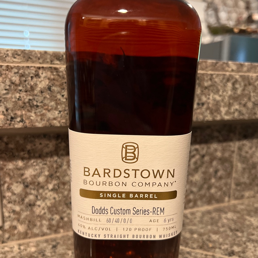 bardstown single barrel (60/40/0/0 - 6 yr)