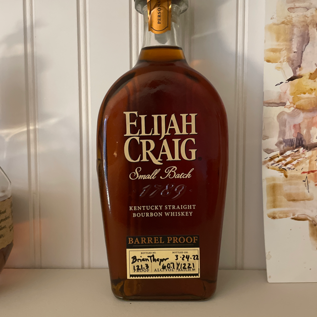 Elijah Craig Barrel Proof Y1221