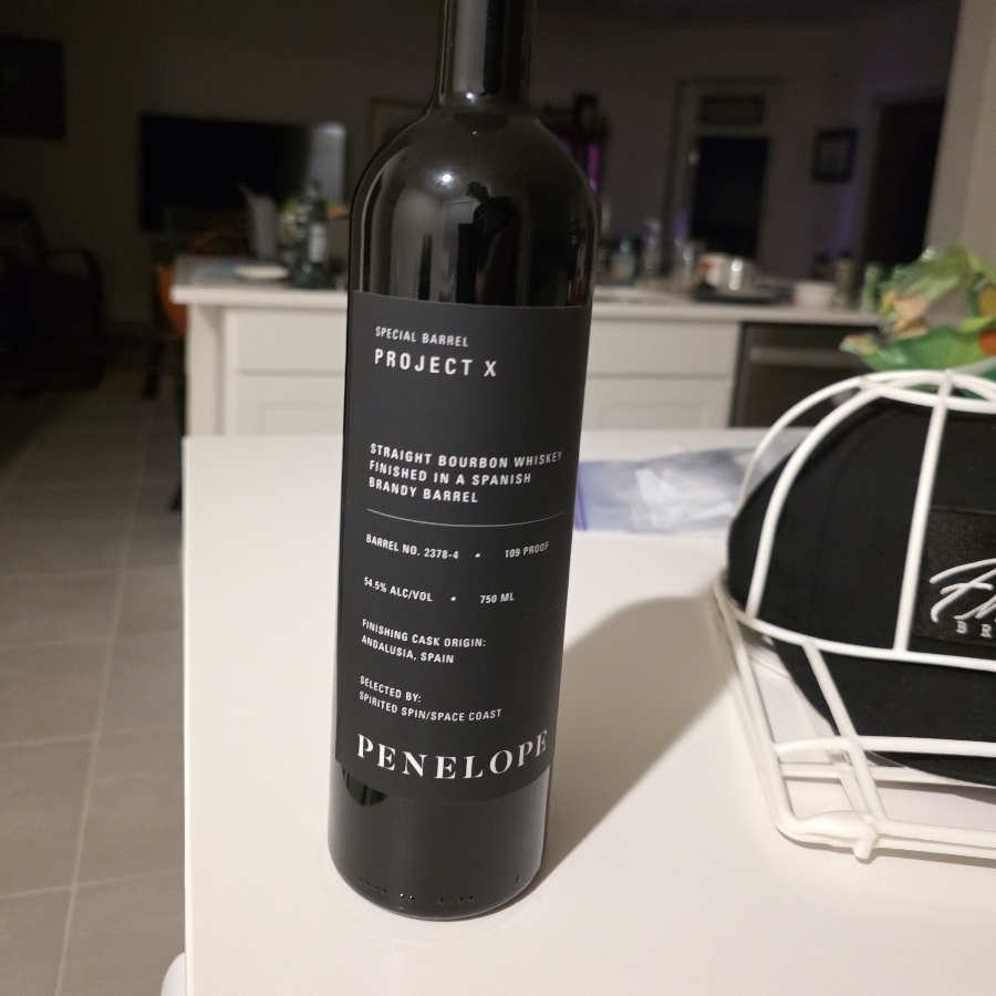 Penelope Project X Finished in Spanish Brandy Barrel
