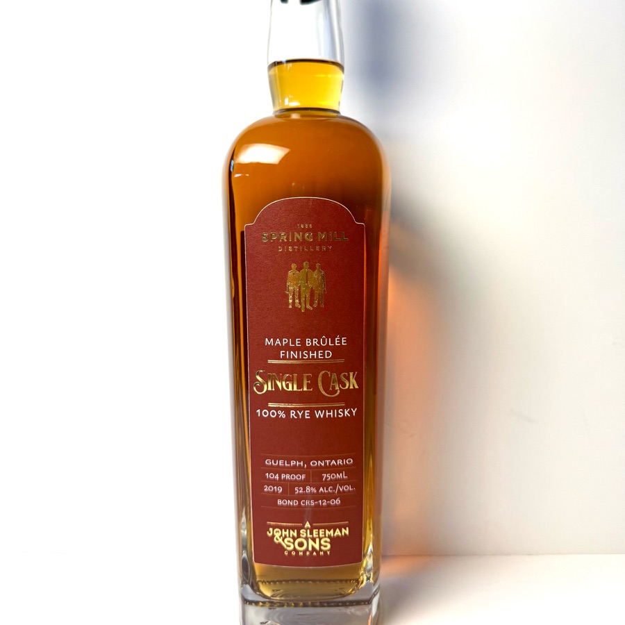 Spring Mill John Sleeman & Sons Maple Brûlée Finished Single Cask Rye
