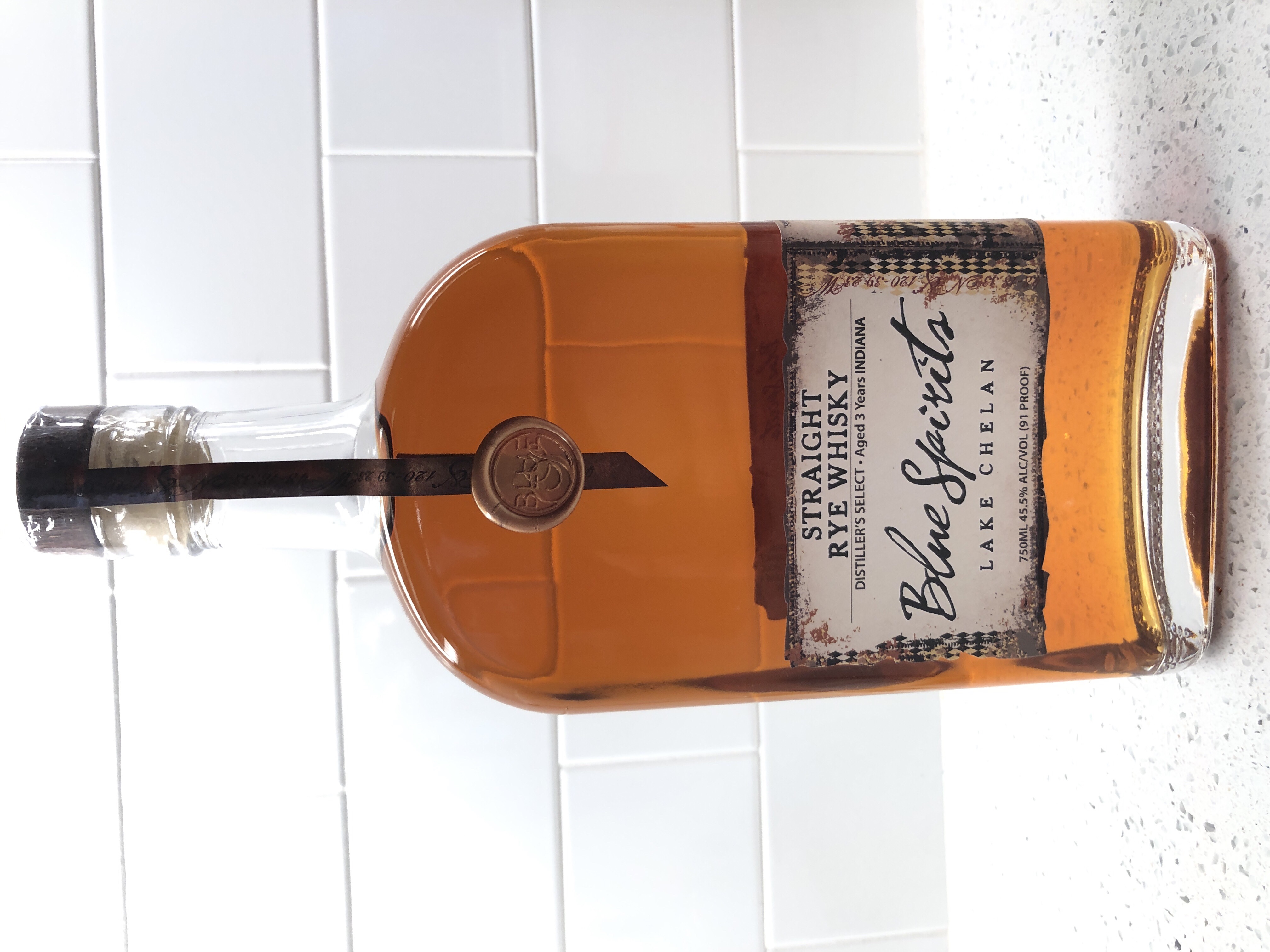 Blue Spirits Straight Rye Whisky