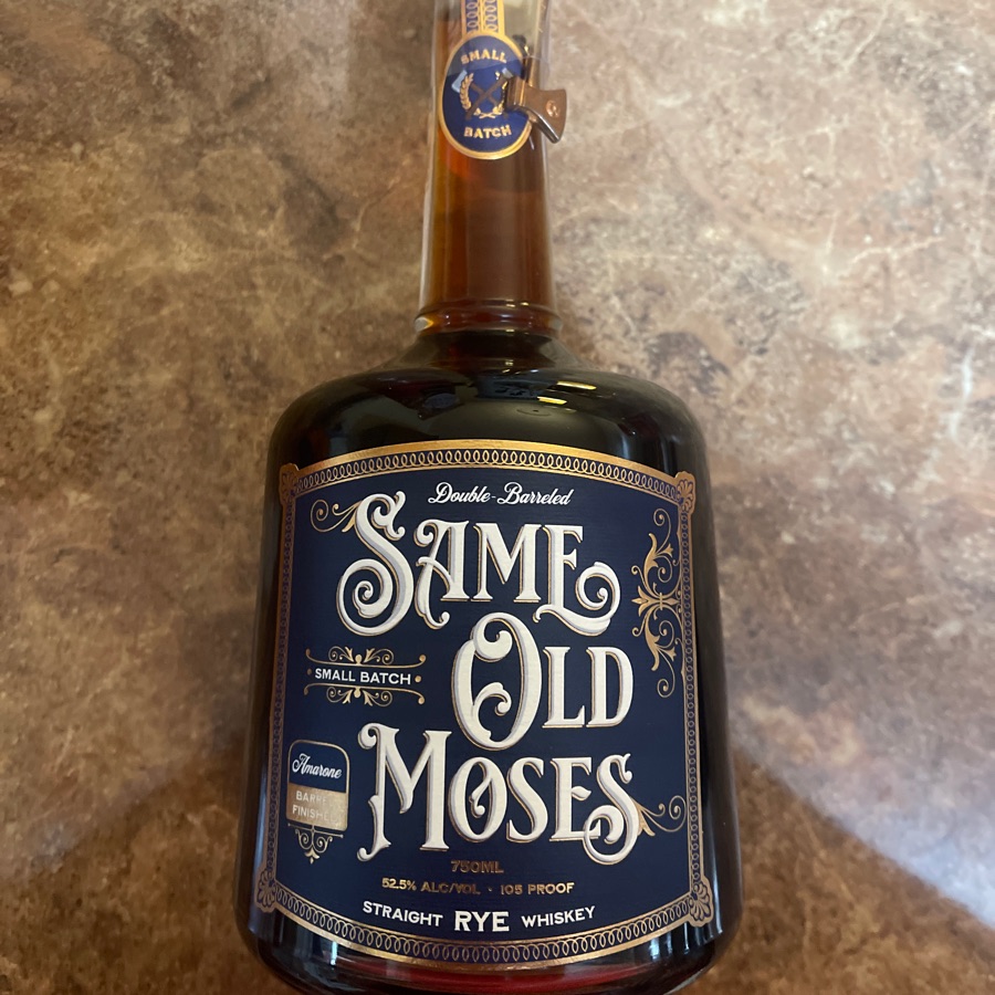 Same Old Moses Small Batch Rye Amarone Barrel Finished