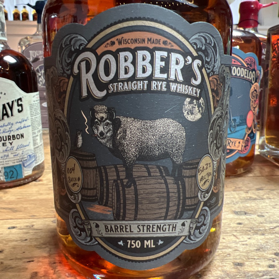 LA Crosse Robbers straight Rye Barrel strength