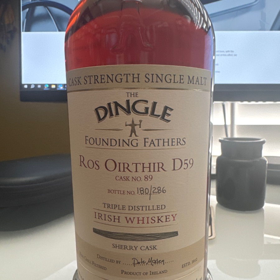 Dingle Founding Fathers Ros Oirthir D59 - Cask No 89