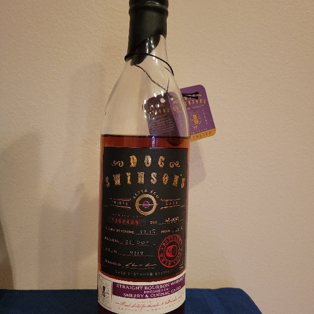 Doc Swinson's Alter Ego Triple Cask Straight Bourbon Finished in Sherry & Cognac Casks Cask Strength Edition