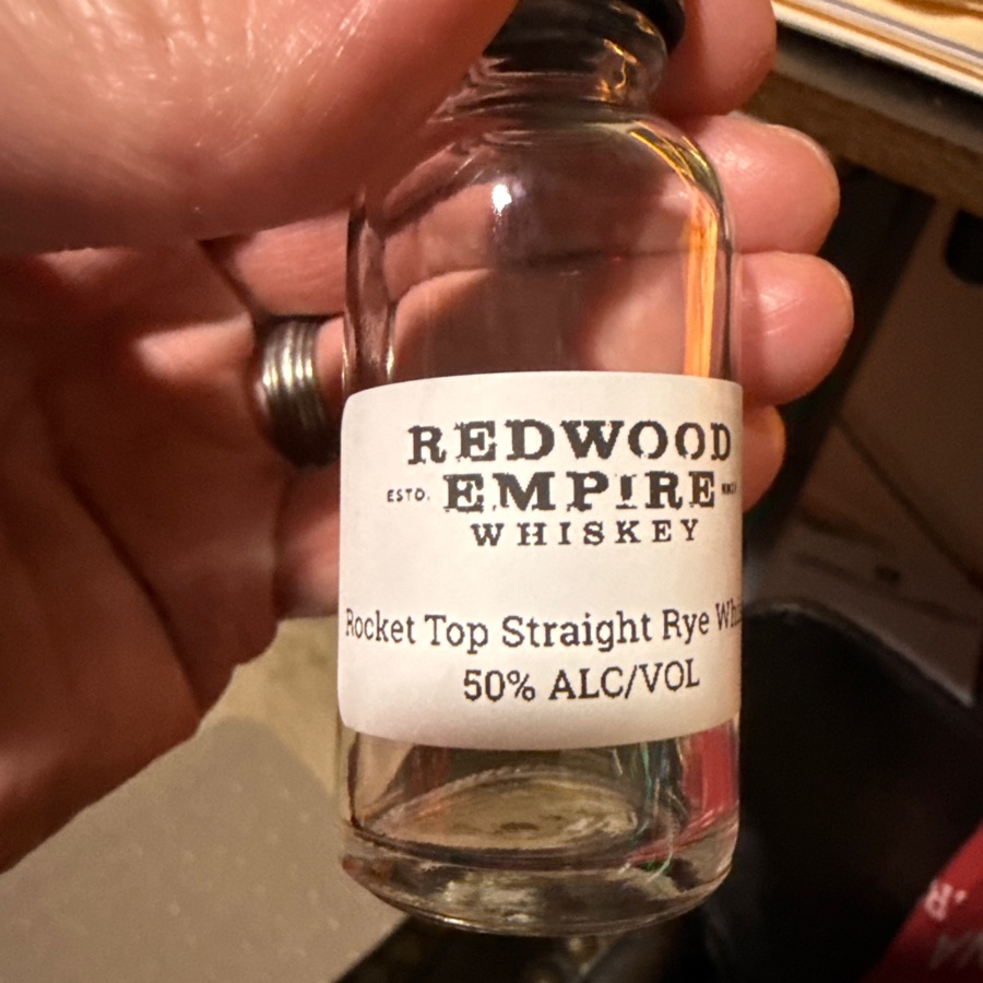 Redwood Empire Rocket Top Bottled In Bond Straight Rye Whiskey (Spring 2025) Batch 5
