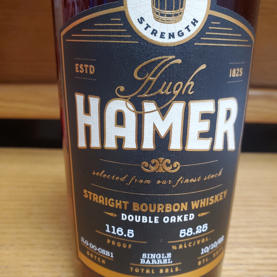Hugh Hamer double oaked cask strength
