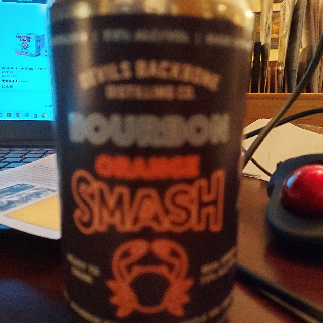 Bourbon orange smash