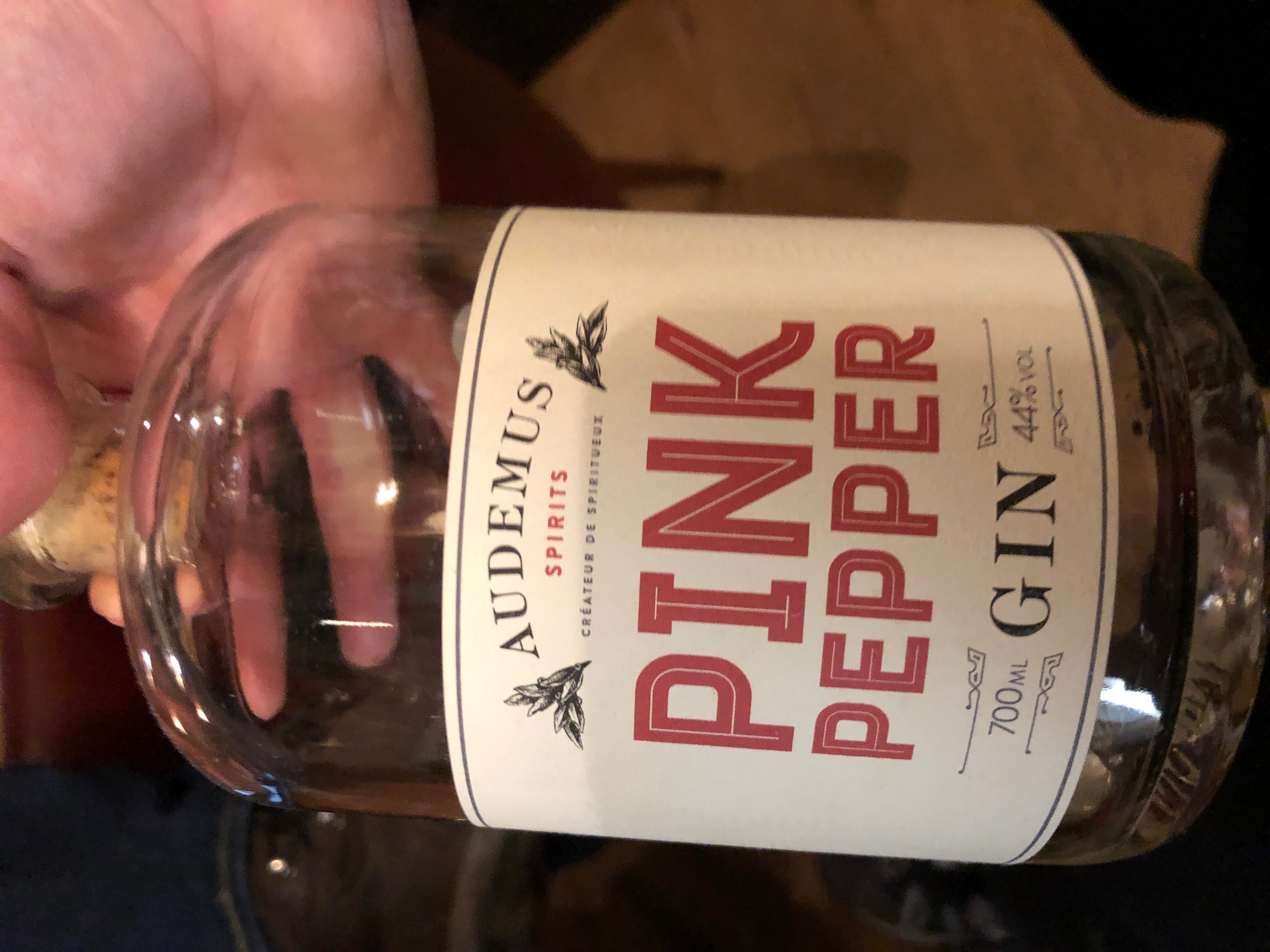 Audemus Pink Pepper Gin
