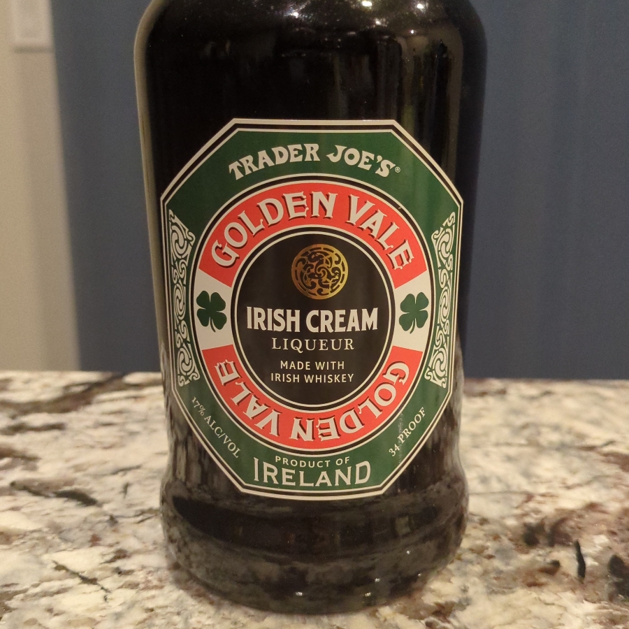 Trader Joe's Golden Vale Irish Cream Liqueur
