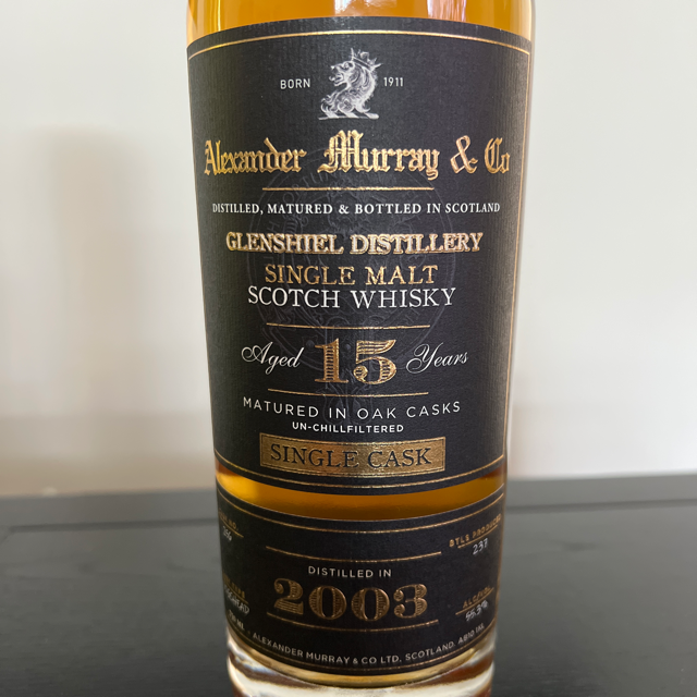 Glenshiel 2003 15 Year Single Cask (Alexander Murray & Co.)