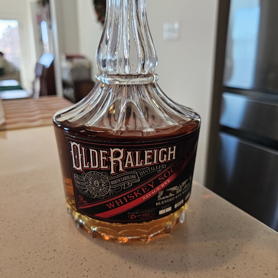 Olde Raleigh Whiskey Society Savage Rye Savage Wolves
