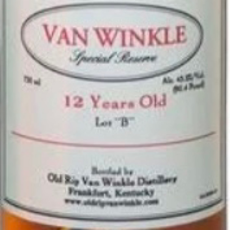van winkle special reserve lot b 12 year 2022 edition