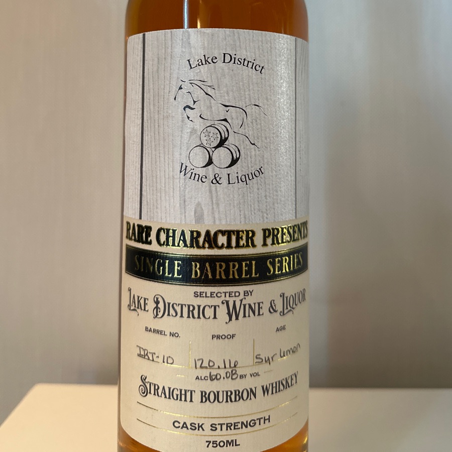 Rare Character single barrel series (Lake District Wine & Liquor)