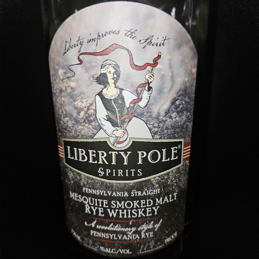 Liberty Pole Spirits Mesquite Smoked Malt Rye Whiskey