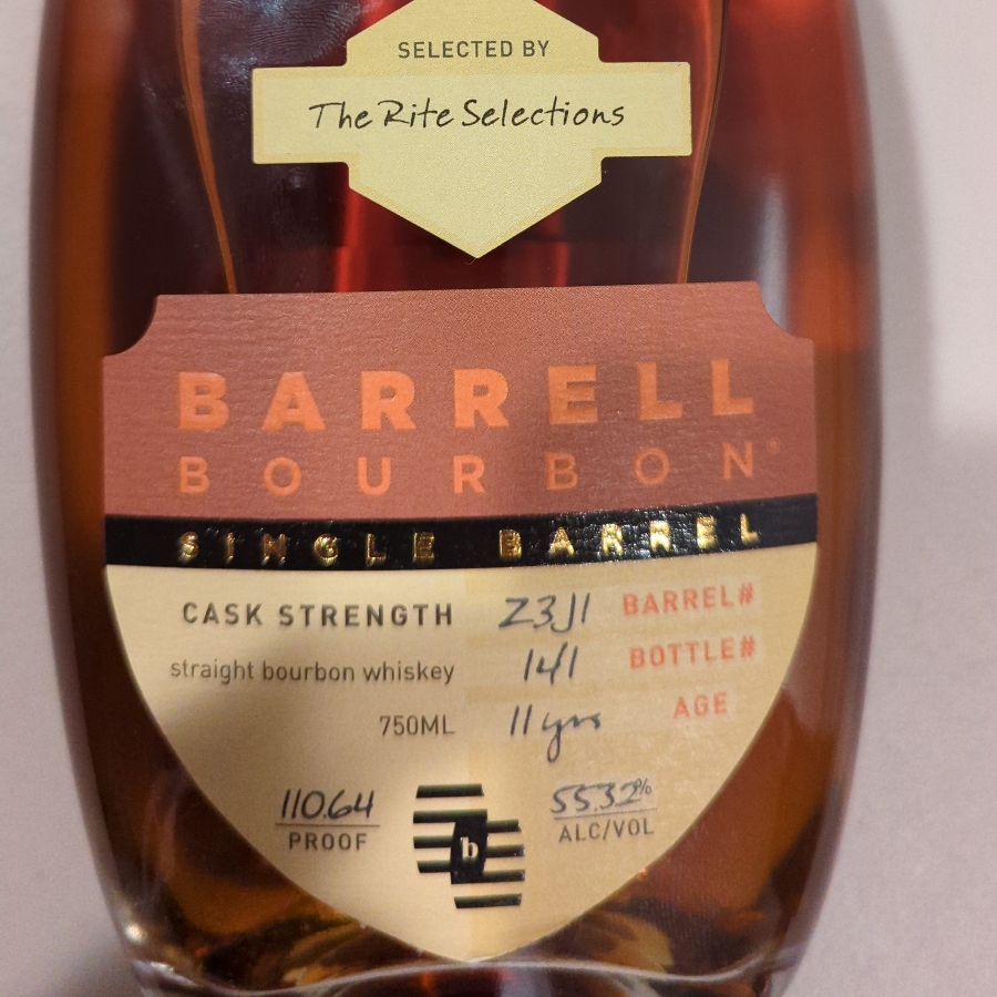 Barrel Craft Spirits Single Barrel